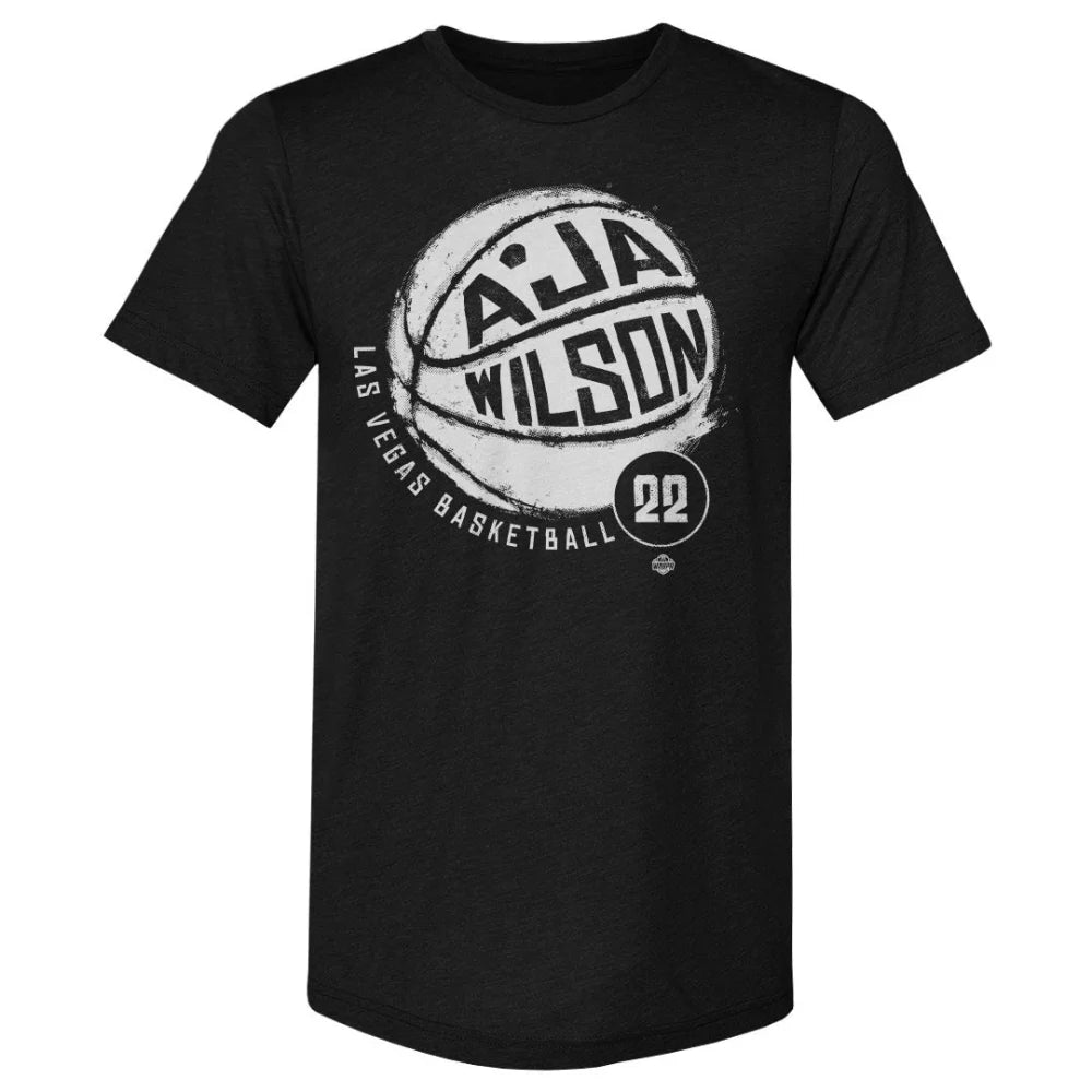A’ja Wilson Las Vegas Basketball WHT