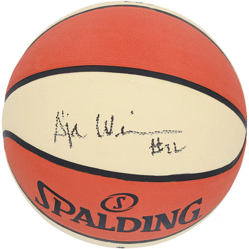 Aja Wilson Signed Las Vegas Aces WNBA Authentic Basketball