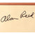 Alan Reed Fred Flintstones Signed Cut PSA/DNA Framed COA Autographed