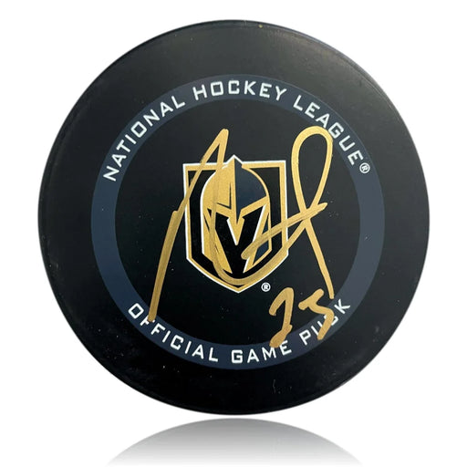 Alec Martinez Autograph Vegas Golden Knights Authentic Puck COA Inscriptagraphs