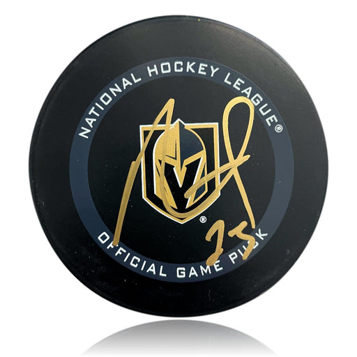 Alec Martinez Autograph Vegas Golden Knights Authentic Puck COA Inscriptagraphs