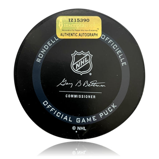 Alec Martinez Autograph Vegas Golden Knights Authentic Puck COA Inscriptagraphs