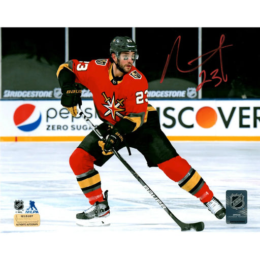 Alec Martinez Autographed Vegas Golden Knights 11x14 Photo Lake Tahoe Outdoors Inscriptagraphs COA Signed