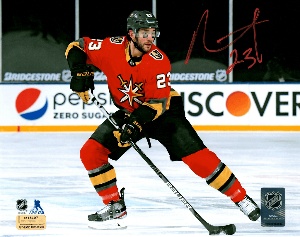 Alec Martinez Autographed Vegas Golden Knights 11x14 Photo Lake Tahoe Outdoors Inscriptagraphs COA Signed