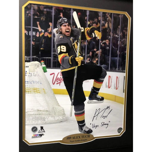 Alex Tuch Signed 16X20 Photo Framed JSA COA Vegas Golden Knights VGK Autograph