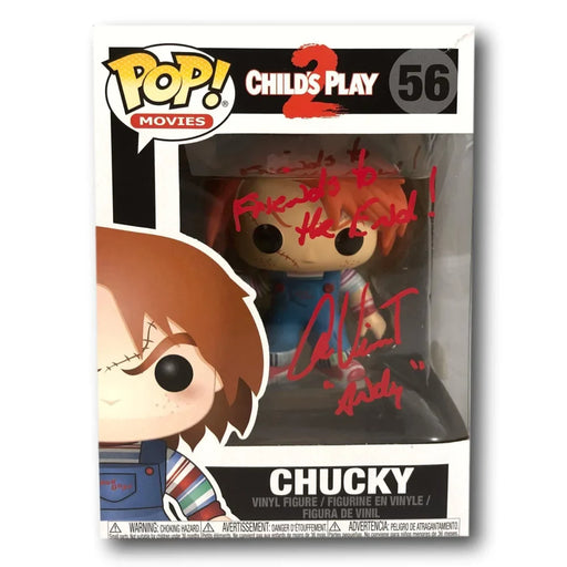 Alex Vincent Autographed Funko Pop Andy JSA COA Chucky ’Friends To The End’ Sign