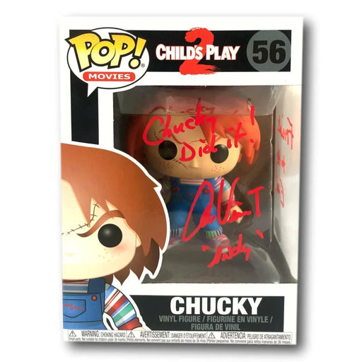 Alex Vincent Autographed Funko Pop Andy JSA COA ’Chucky Did It’ Signed