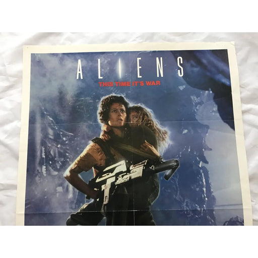 ’Aliens’ 1986 Original Movie Poster First Issue 27X41 Weaver Biehn