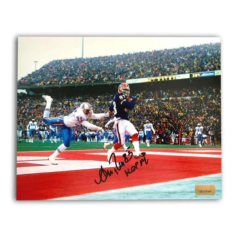 Andre Reed Hand Signed 8X10 Photo Buffalo Bills COA Autograph Inscribed HOF 14