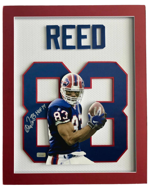 Andre Reed Signed 3D Jersey Photo Autograph COA 16X20 Inscribed Buffalo Bills