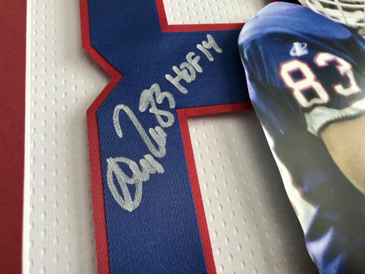 Andre Reed Signed 3D Jersey Photo Autograph COA 16X20 Inscribed Buffalo Bills