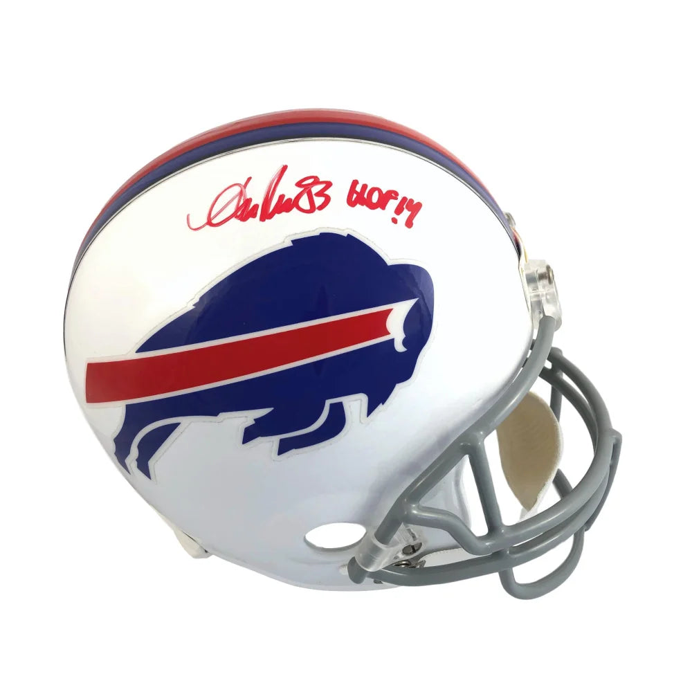 Andre Reed Signed Inscribed Hof Buffalo Bills Full Size Helmet Coa Autograph