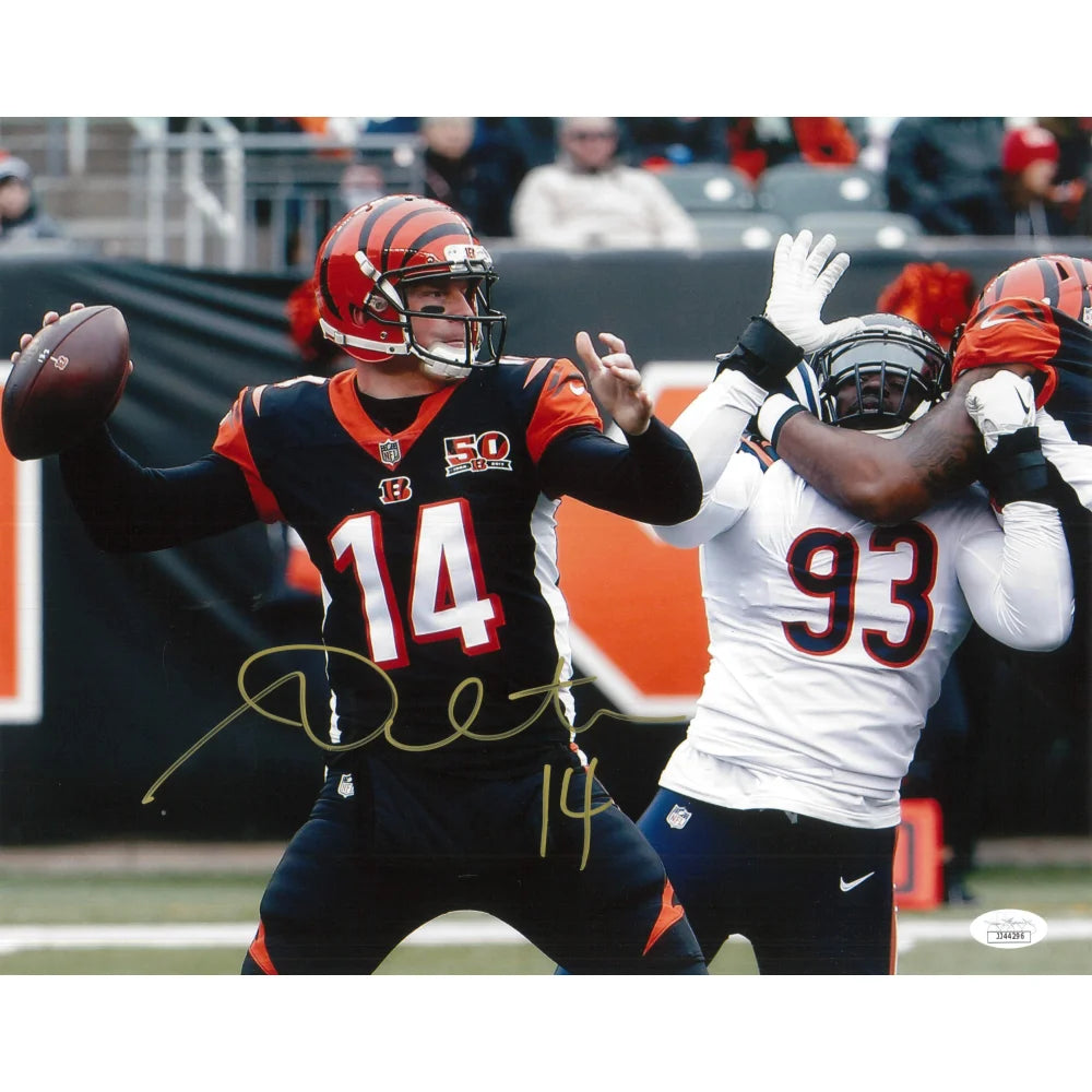 Andy Dalton Hand Signed 11x14 Photo JSA COA Autograph Cincinnati Bengals