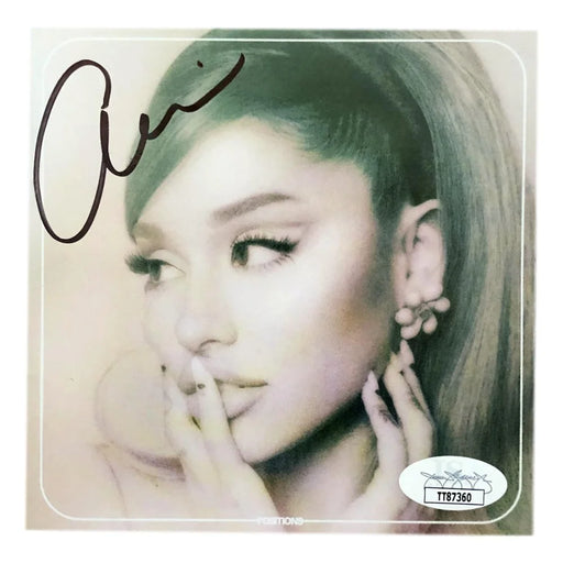 Arianna Grande Signed CD Album Cover JSA COA ’Positions Album’ Autographed