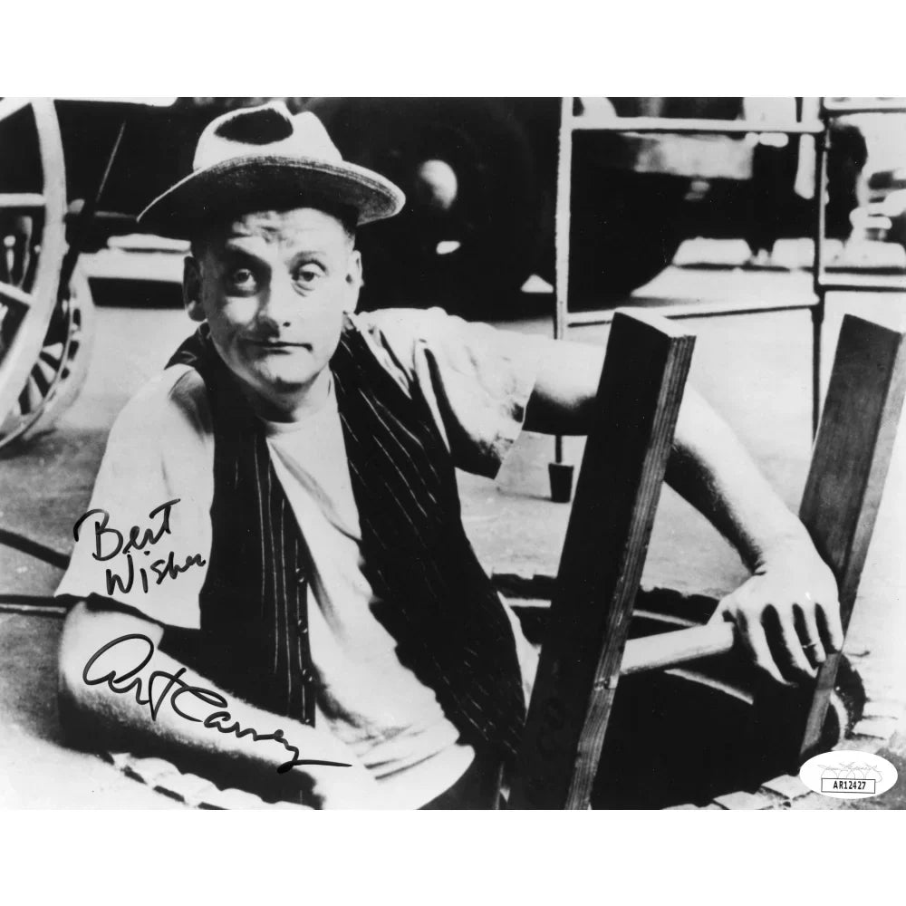 Art Carney Autographed 8x10 Photo JSA COA The Honeymooners Signed