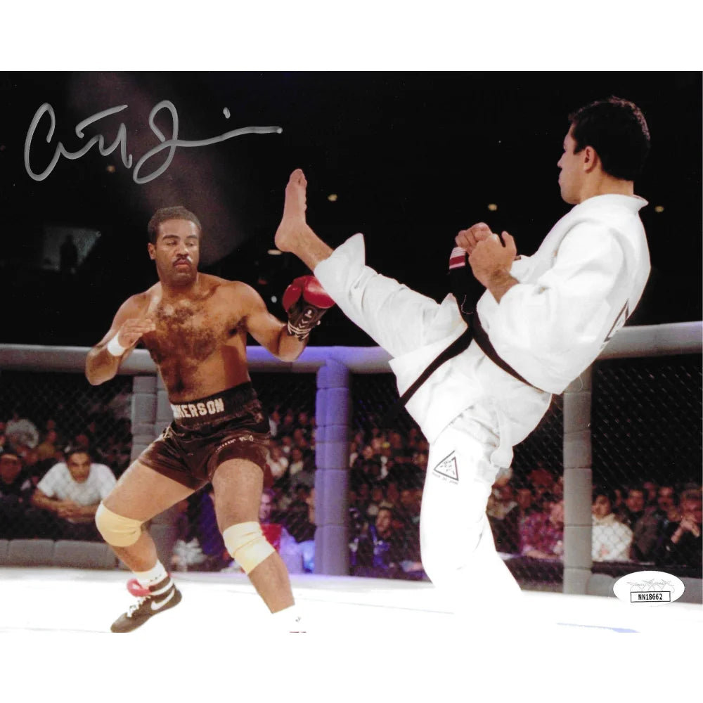 Art Jimmerson Autographed 8x10 Photo JSA COA UFC One Glove Signed Calls