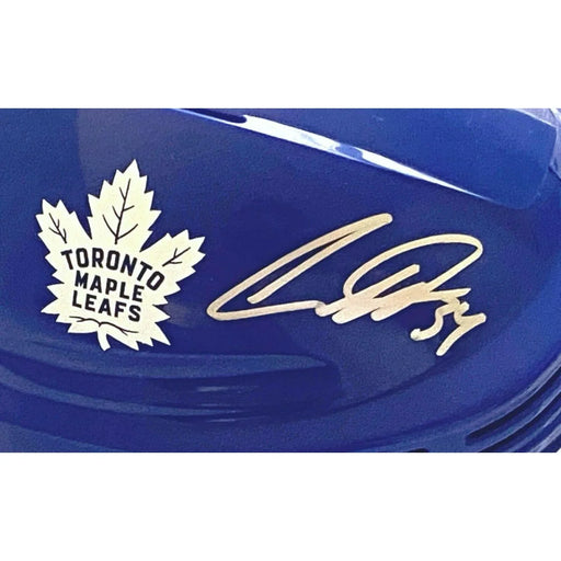 Auston Matthews Signed Toronto Maple Leafs Mini Helmet COA Hockey NHL