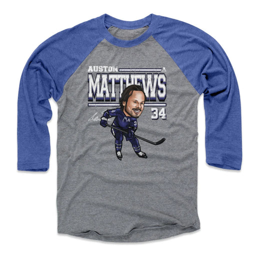 Auston Matthews Toronto Cartoon WHT