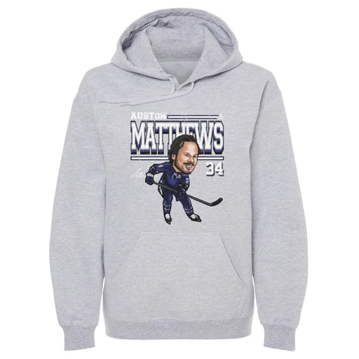Auston Matthews Toronto Cartoon WHT