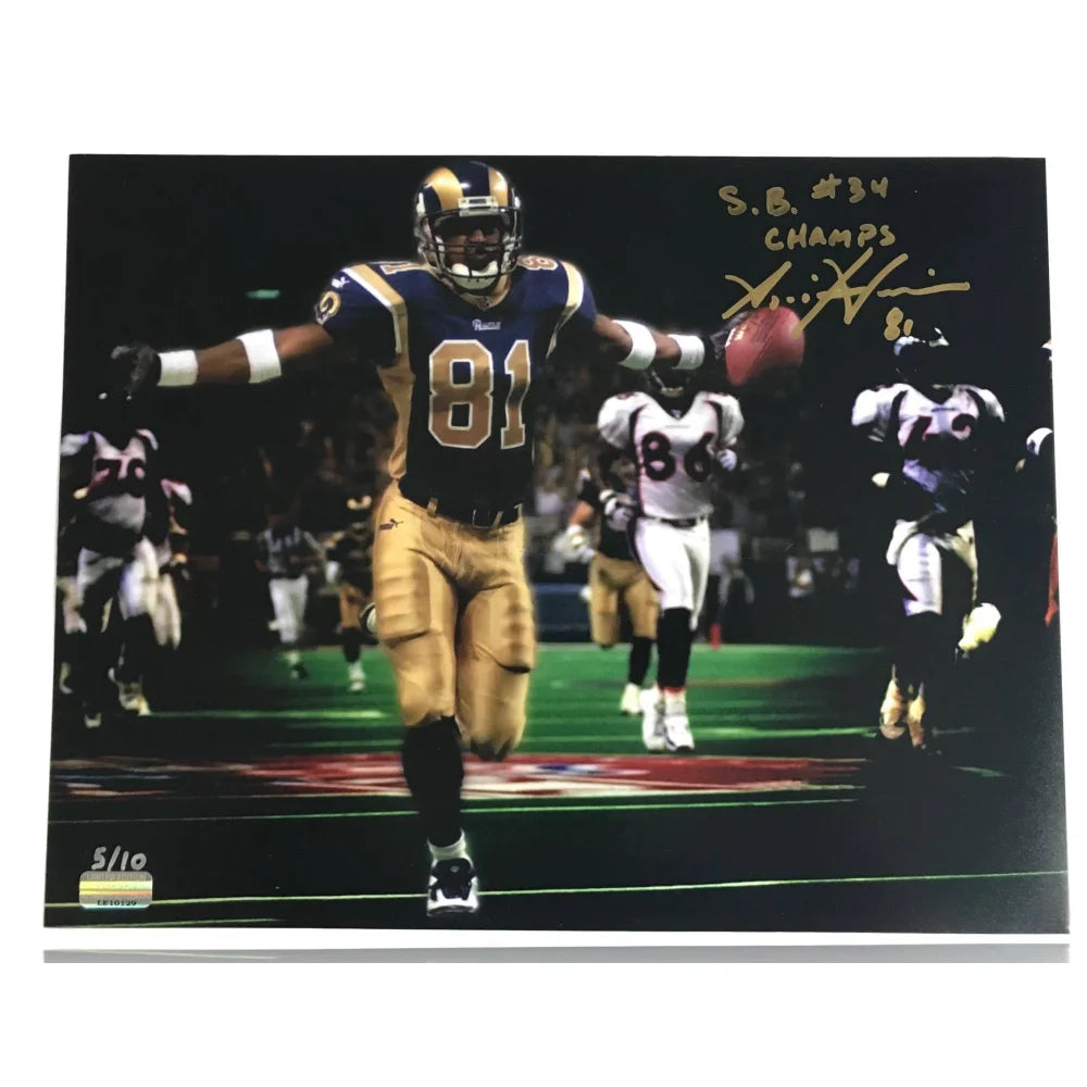 Az Zahir Hakim Signed 11X14 Photo #D/10 COA Inscriptagraphs Autograph Rams LA