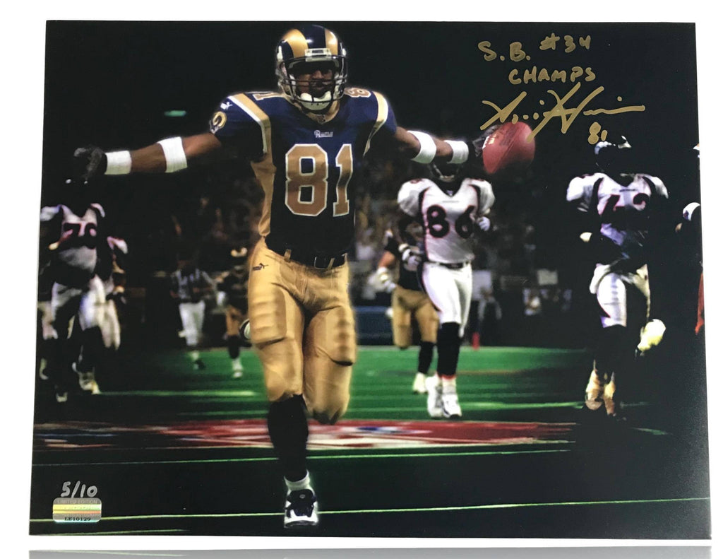 Az Zahir Hakim Signed 11X14 Photo #D/10 COA Inscriptagraphs Autograph Rams LA