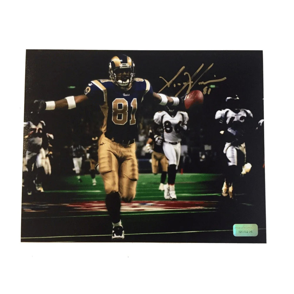 Az-zahir Hakim Signed 8x10 Photo COA Inscriptagraphs Autograph Az Rams Warner