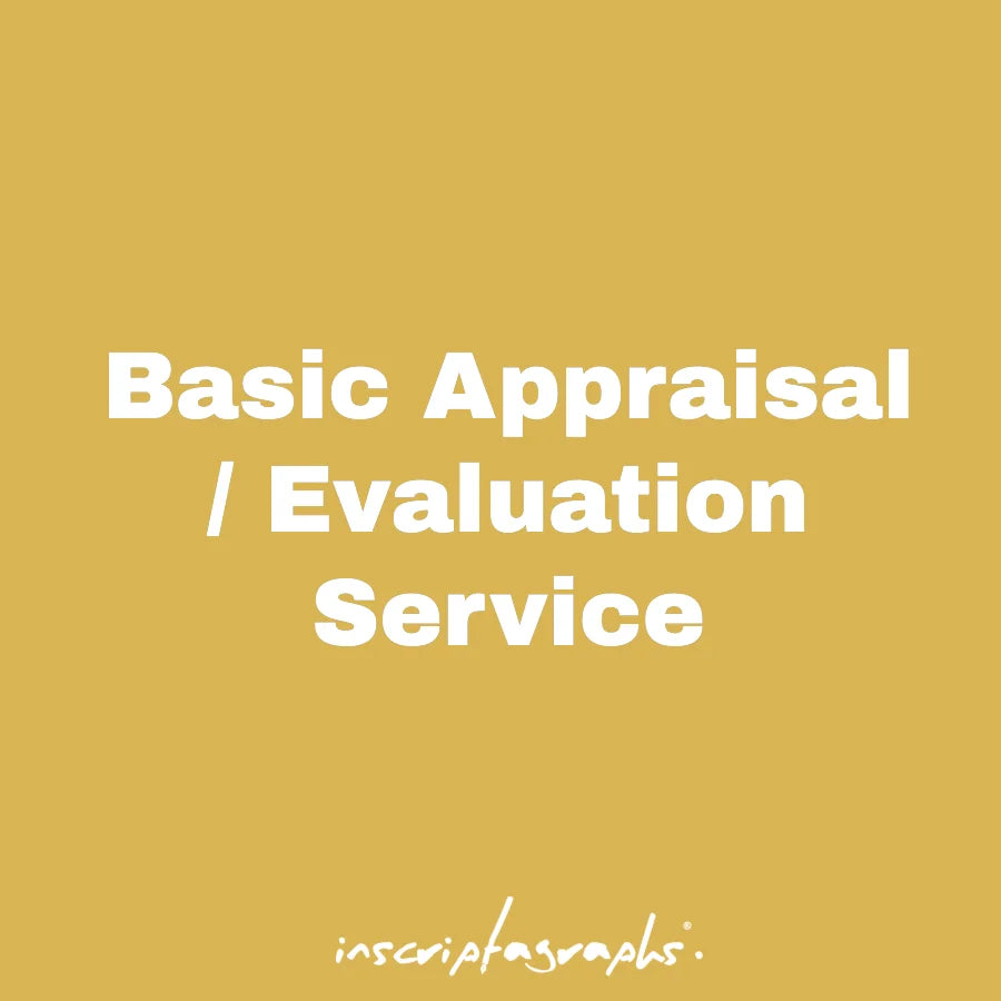 Basic Appraisal / Evaluation Service