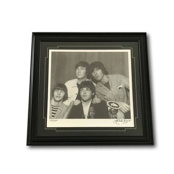 The Beatles 1965 Original Press Photo #d/2500 Hand Signed John