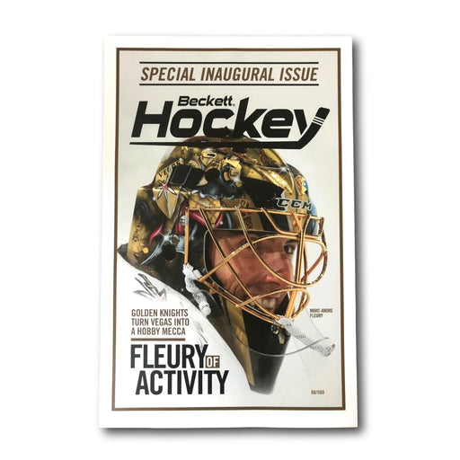 Beckett Fleury Vegas Golden Knights 11X17 Poster Nate Schmidt Jsy #D88/500 Photo