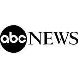 Black and white ABC News logo with a circular icon.