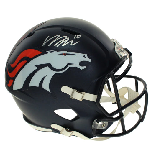 Bo Nix Autographed Denver Broncos Full Size Speed Helmet BAS COA Signed