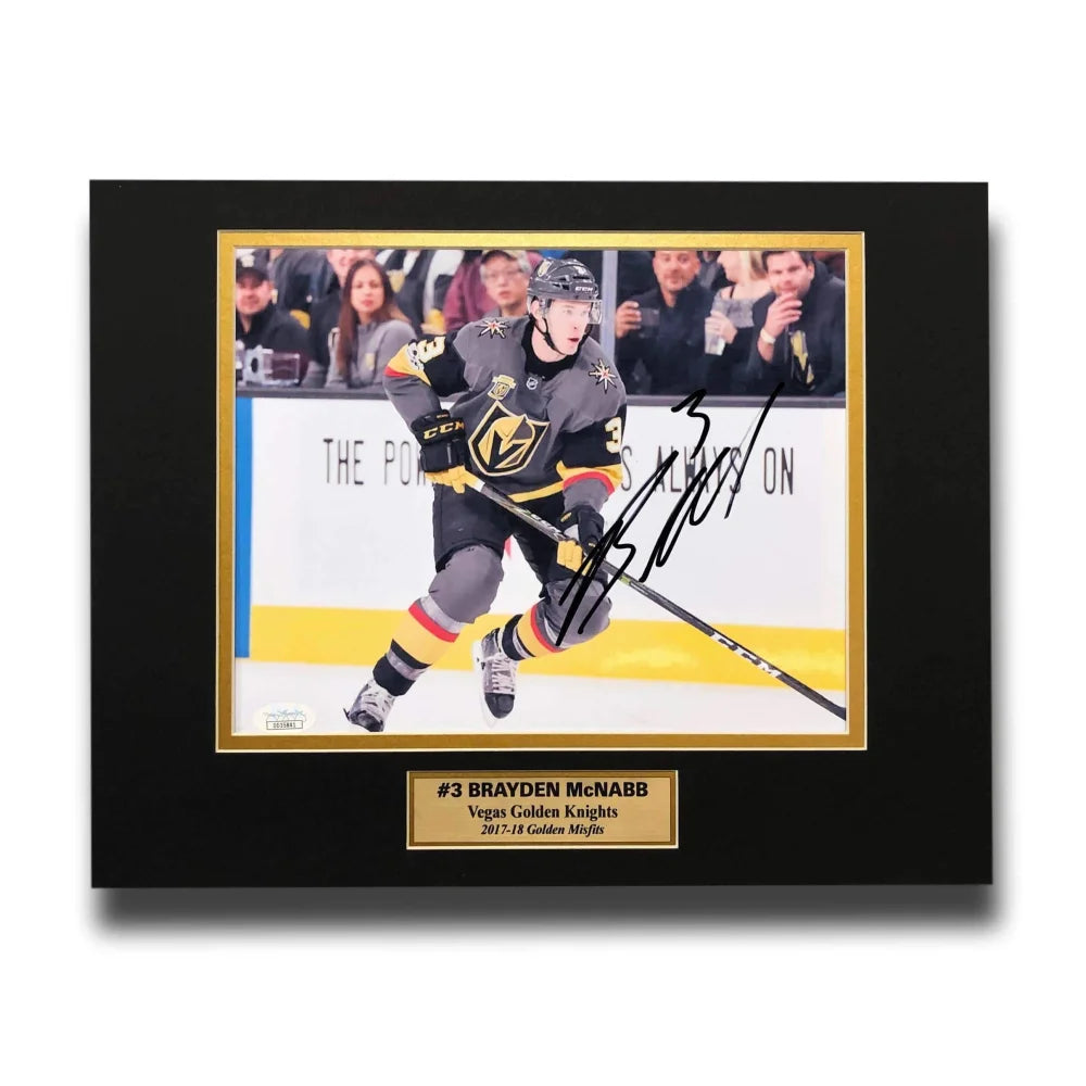 Brayden Mcnabb Signed 8X10 Photo Collage JSA COA Autograph Vegas Golden Knights VGK