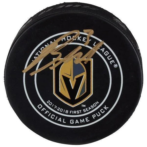 Brayden McNabb Signed Vegas Golden Knights Puck W/ Case COA VGK Autograph