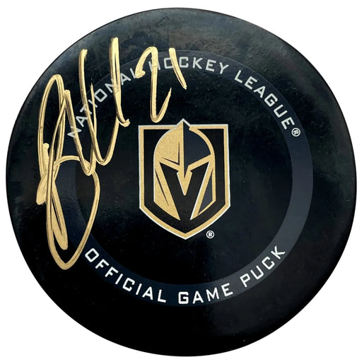 Brett Howden Autographed Vegas Golden Knights Official Game Hockey Puck Signed