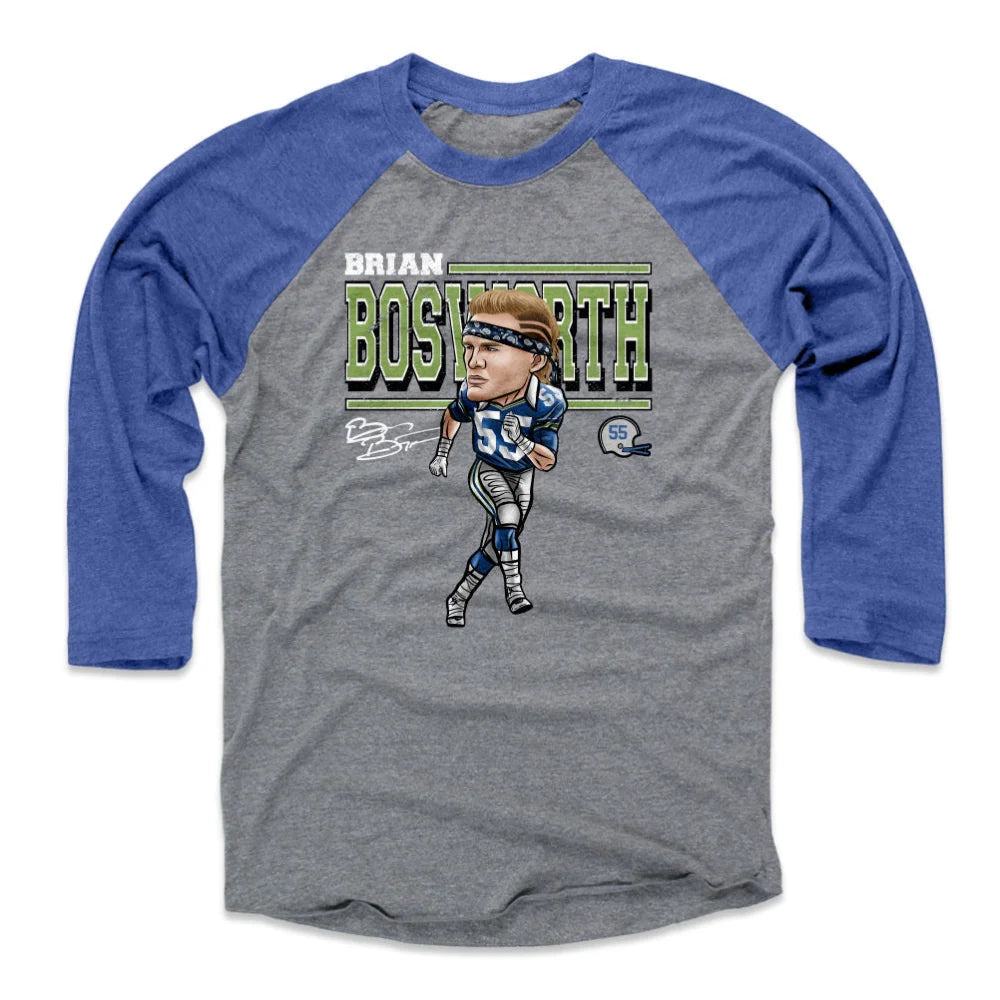 Brian Bosworth Cartoon WHT