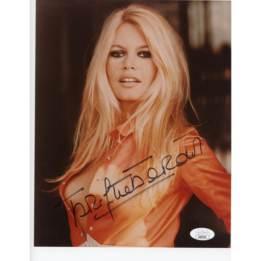 Brigitte Bardot Autographed 8x10 Photo JSA COA Model Hand Signed