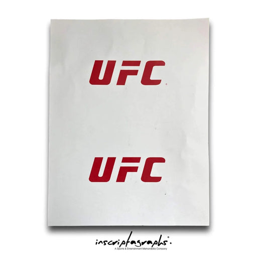 Bruce Buffer Event Used - UFC 235 Official Bout Order List Card Fight Jon Jones