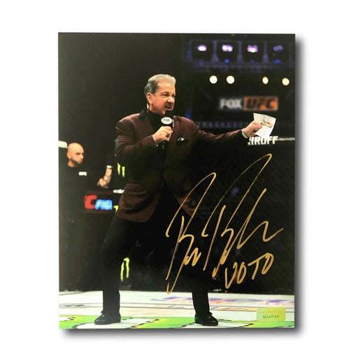 Bruce Buffer Hand Signed Authentic 8X10 Photo UFC Autograph Octagon Announcer