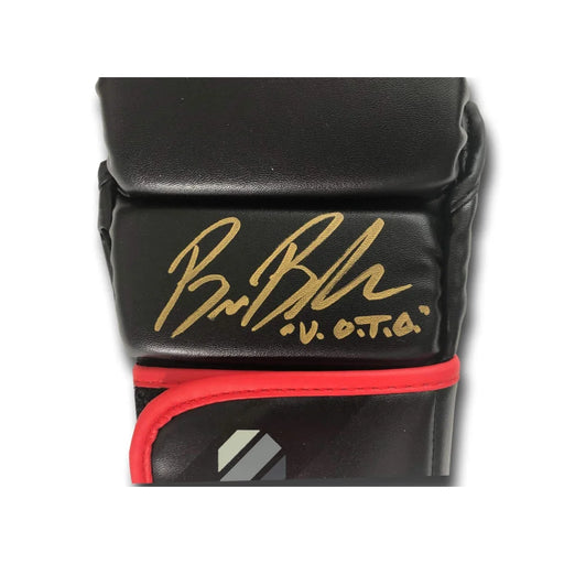 Bruce Buffer Signed Authentic UFC Glove Black Mma Autograph Octagon Announcer