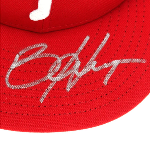 Bryce Harper Autographed Philadelphia Phillies Red Hat Fanatics MLB COA Signed