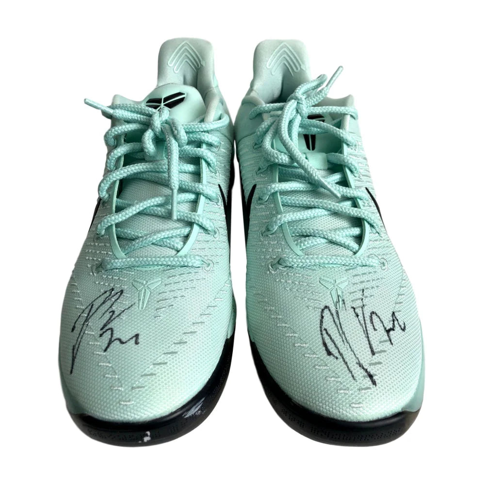 Buddy Hield Signed / Practice Worn Shoes Sacramento Kings COA PSA/DNA Autograph Nike Kobe Game