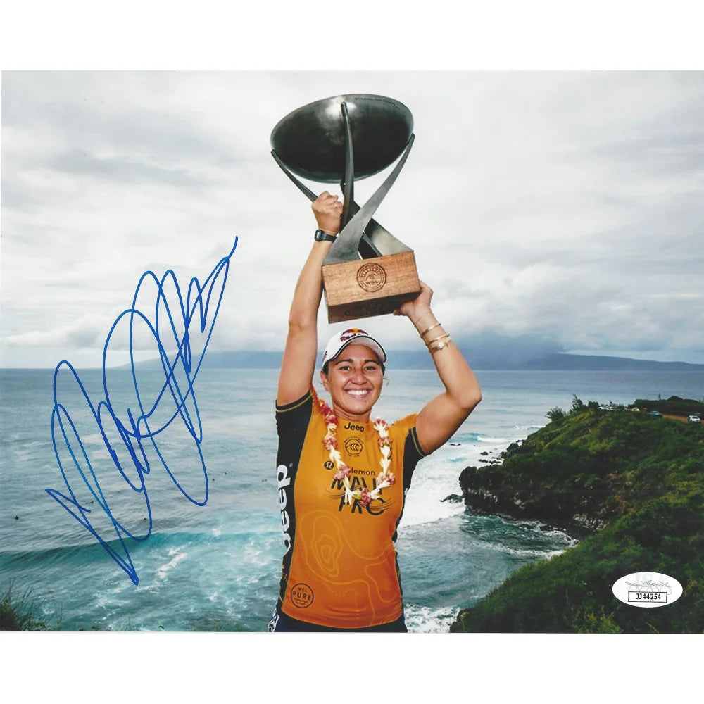 Carissa Moore Signed 8x10 Photo JSA COA Autograph Surfer