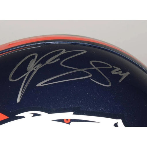 Champ Bailey Signed Denver Broncos Full Size Helmet Autograph COA JSA