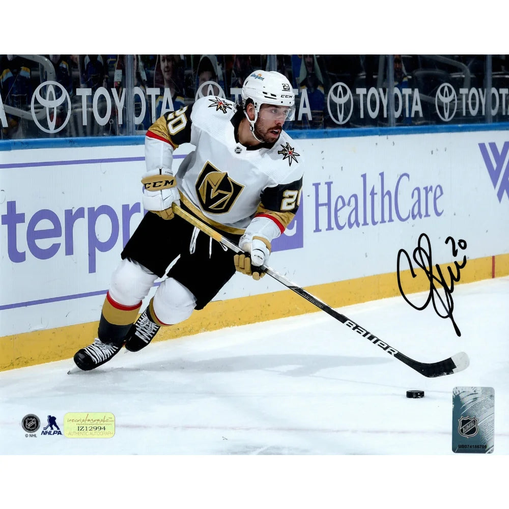 Chandler Stephenson Autographed 8x10 Photo Vegas Golden Knights Signed IGM COA Full Body