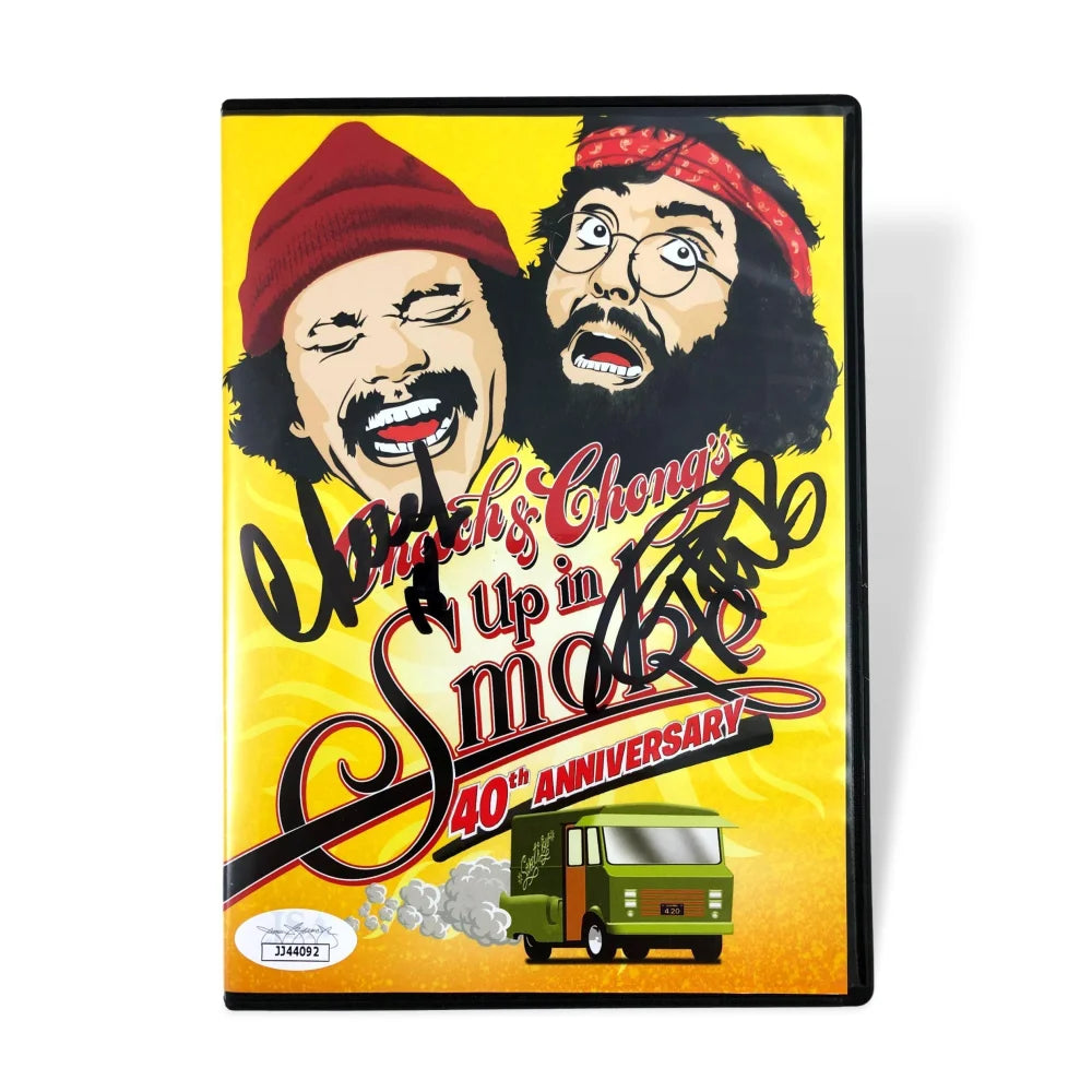 Cheech & Chong Dual Signed ’Up In Smoke’ DVD Movie JSA COA Autograph Marin