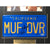 Cheech & Chong Signed ’MUF DVR’ Movie Car License Plate Framed Collage BAS Auto Up in Smoke