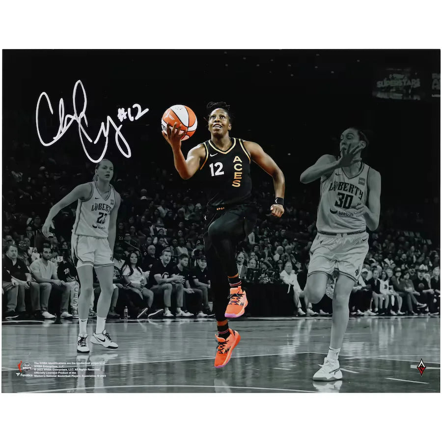 Chelsea Gray Signed 11x14 Photo Las Vegas Aces Champions WNBA Autograph COA