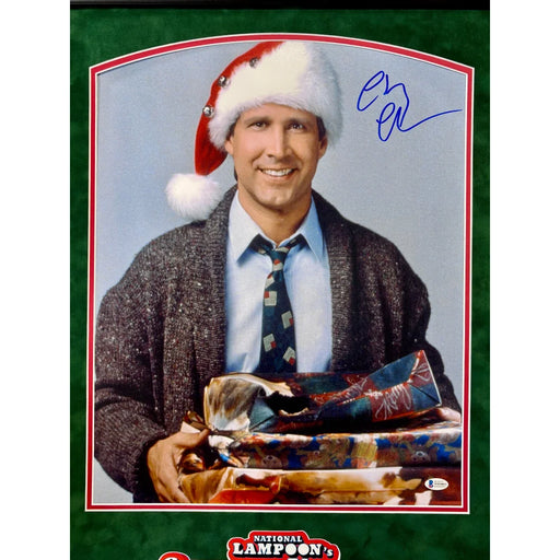 Chevy Chase Signed Christmas Vacation 16x20 Photo Framed BAS COA Autograph Gifts