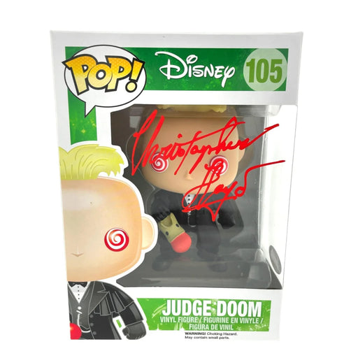 Christopher Lloyd Signed Judge Doom ’Who Framed Roger Rabbit’ Funko Pop PSA/DNA COA