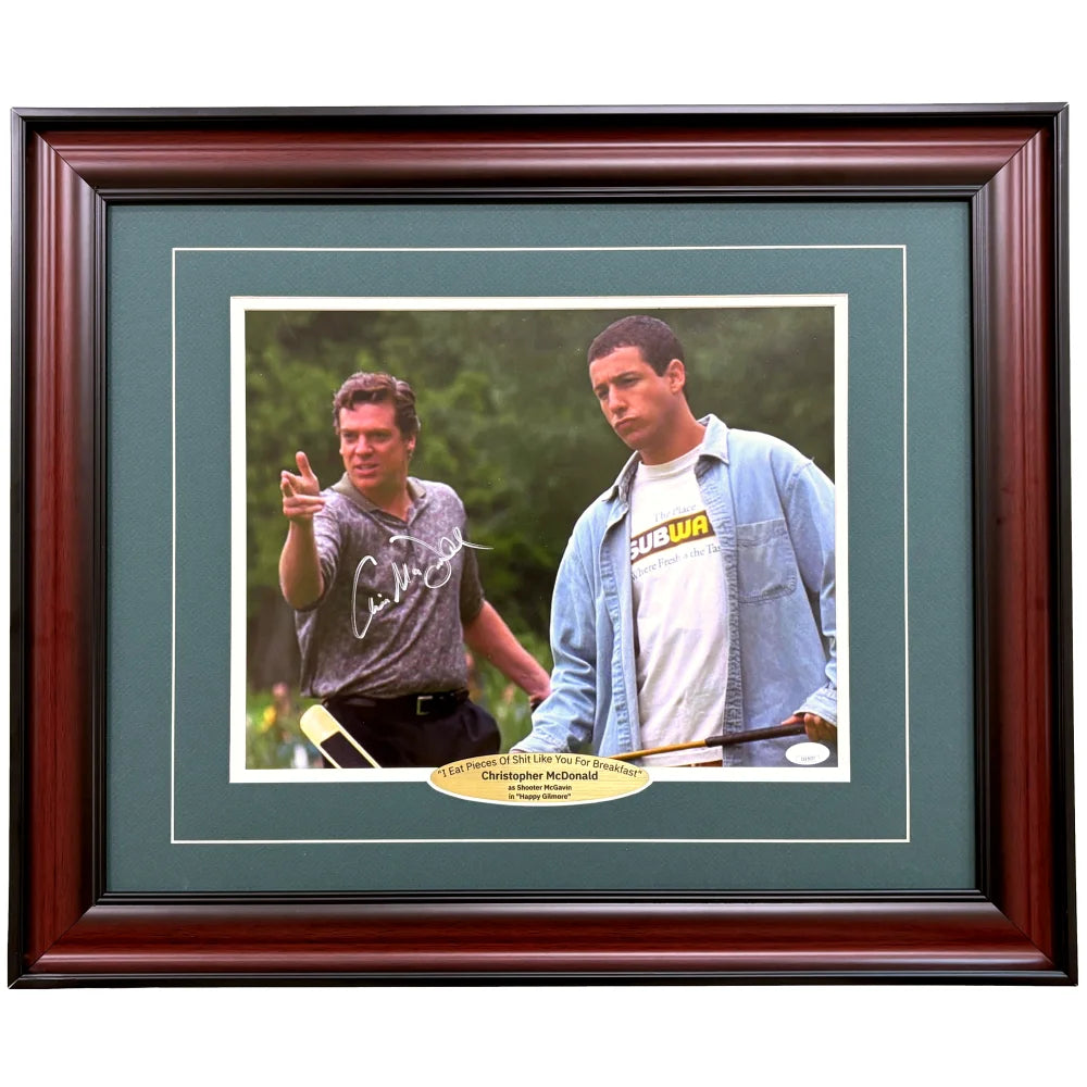 Christopher McDonald Autographed Shooter McGavin Happy Gilmore 11x14 Photo JSA COA Signed
